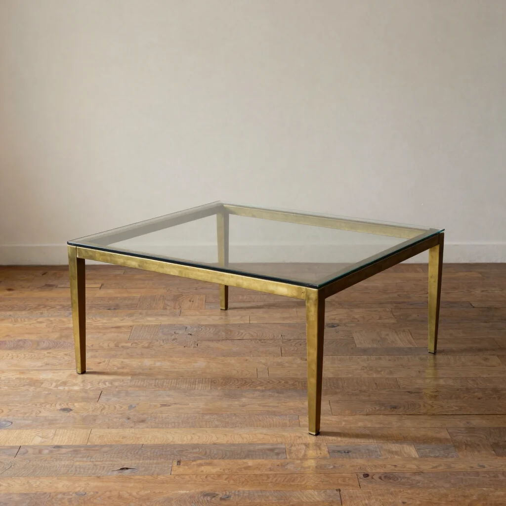 Lampe de bureau en laiton