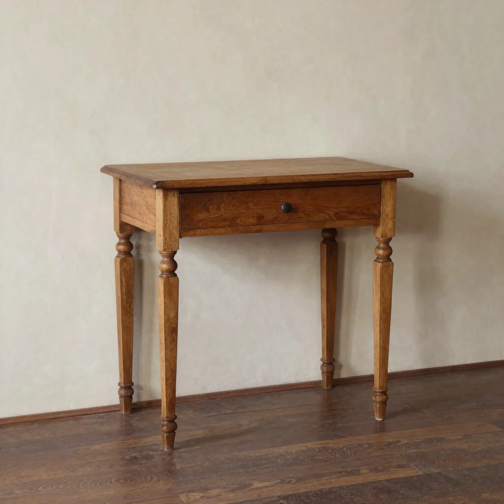 Console en chêne massif